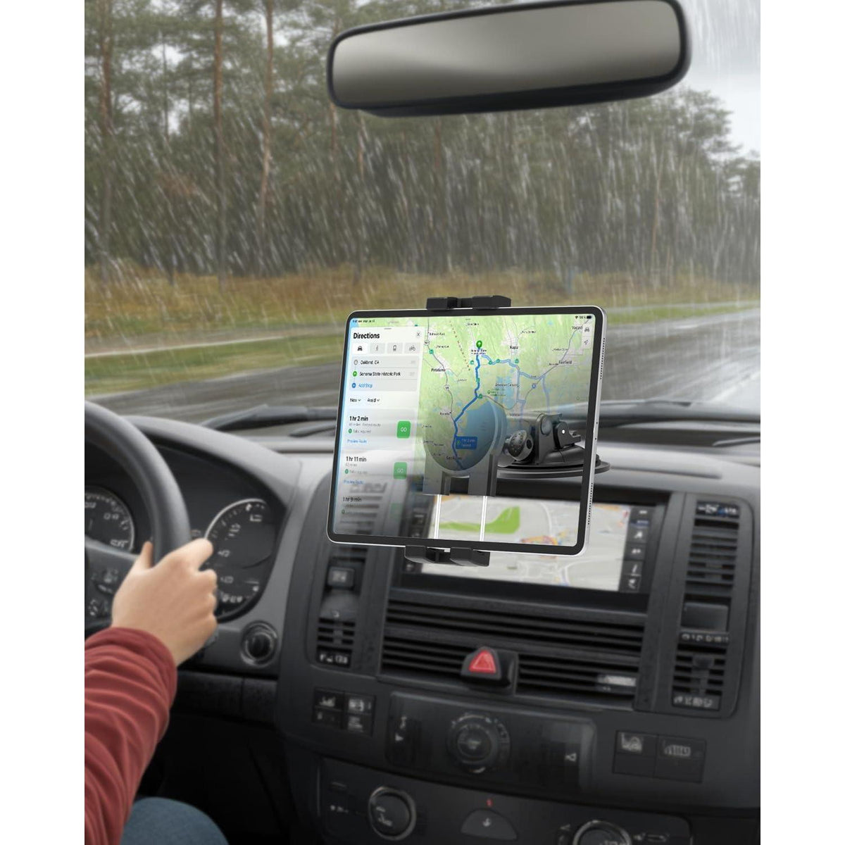 Tablet Halterung Auto LKW – Starker Saugnapf & 1/4" Schraube