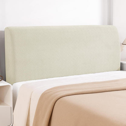 Bettkopfteil Bezug 180cm – Weicher Stretch, Beige
