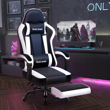 Ergonomischer Gaming Stuhl, verstellbar mit Fußstütze, bis