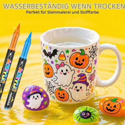 Acrylstifte Set 162 Farben – Wasserfest für Stein, Holz & mehr