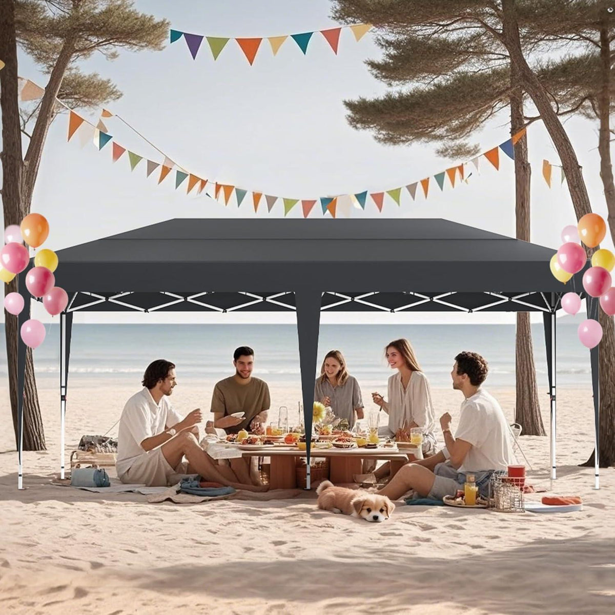 Faltpavillon 3x6m – Wasserdicht, Stabil & Vielseitig für Garten & Events