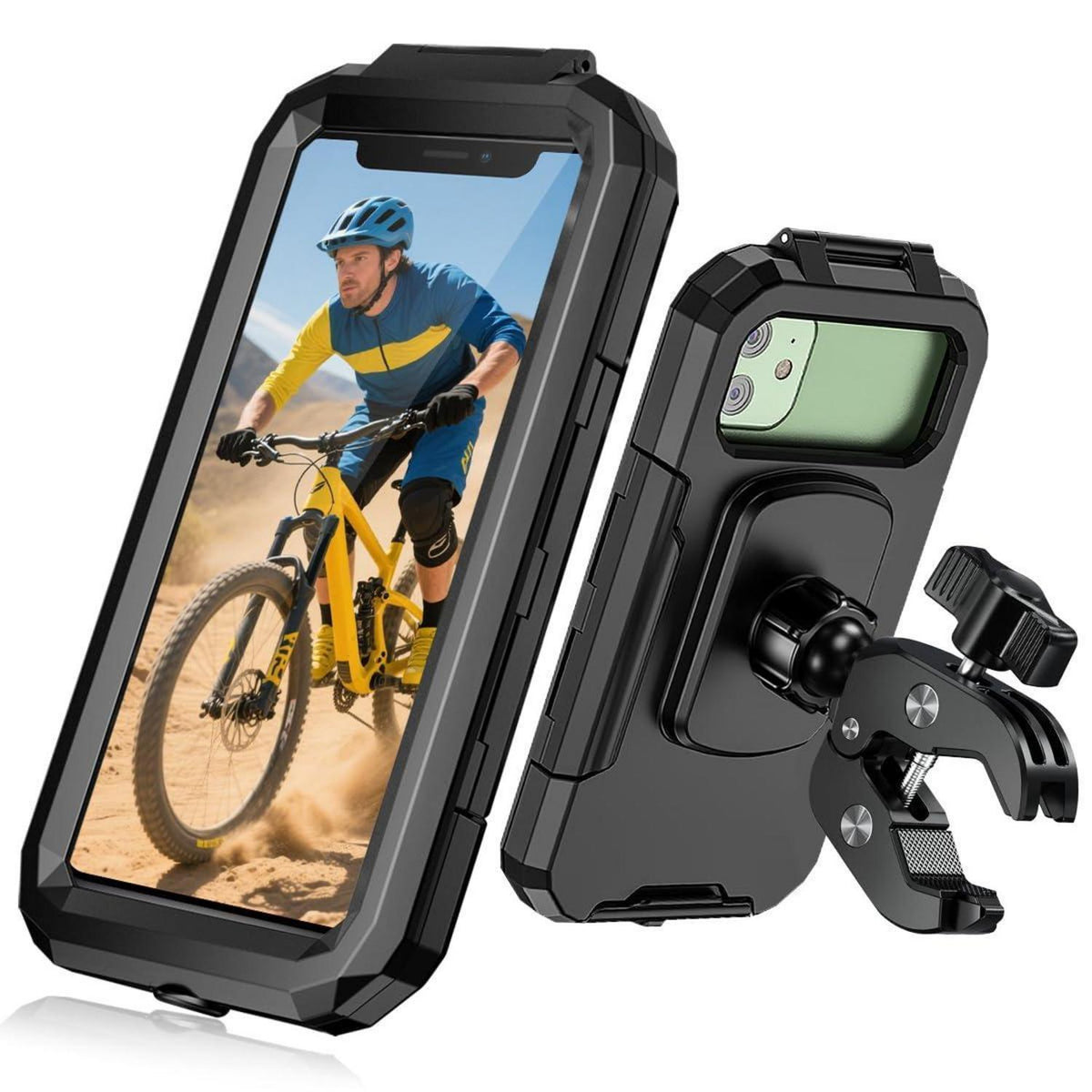 Wasserdichter Fahrrad-Handyhalter 360° Drehbar