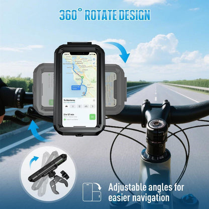 Wasserdichter Fahrrad-Handyhalter 360° Drehbar