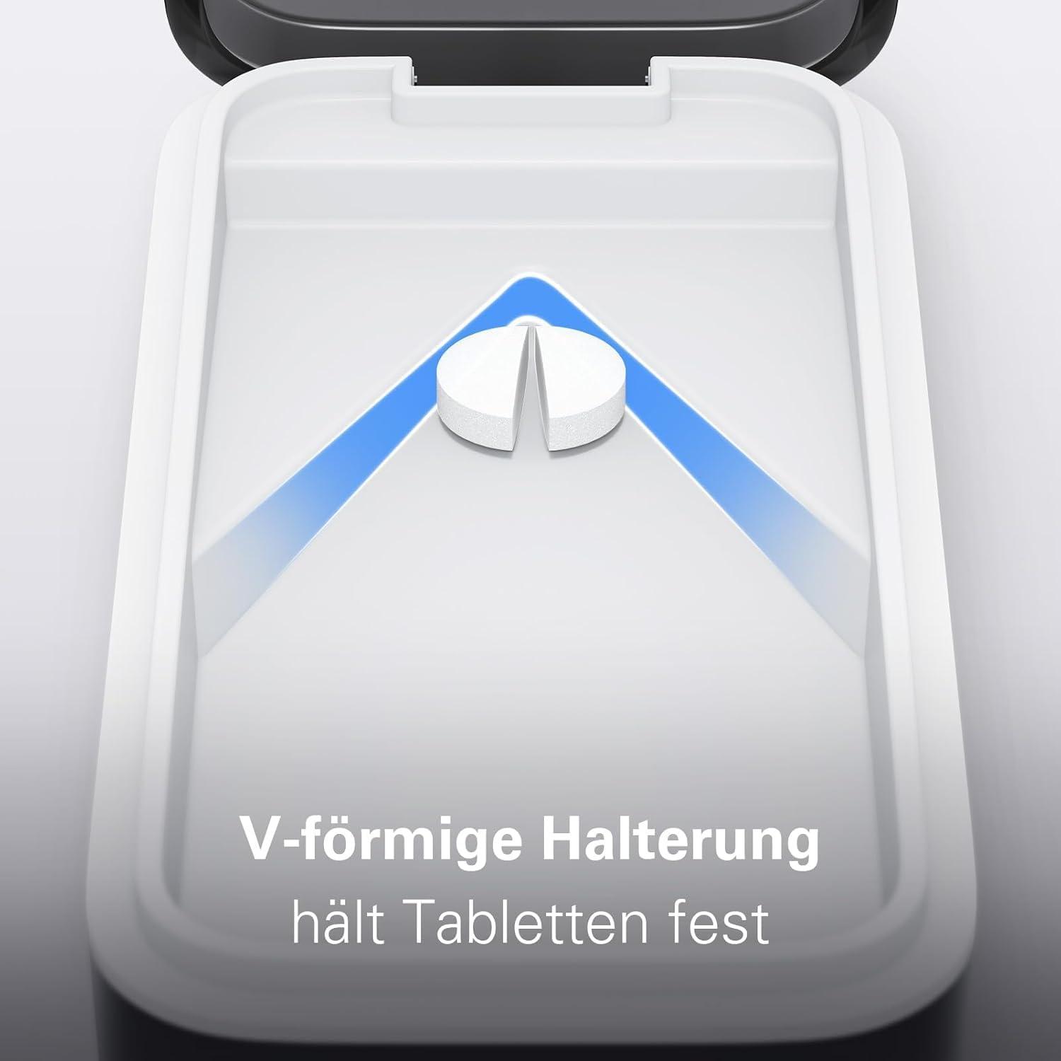 Tablettenteiler für präzises Schneiden aller Tabletten