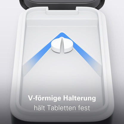 Tablettenteiler für präzises Schneiden aller Tabletten