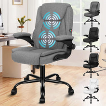 Ergonomischer Massage Bürostuhl Mid Back Gaming Stuhl 150kg Grau