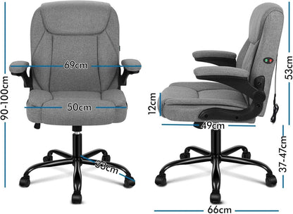 Ergonomischer Massage Bürostuhl Mid Back mit klappbaren