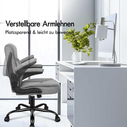 Ergonomischer Gaming Stuhl mit Massagefunktion 150kg Grau
