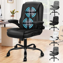 Ergonomischer Massage Bürostuhl Schwarz SGS Gas-Lift 150kg