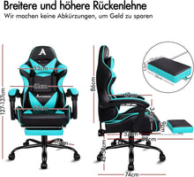 ALFORDSON Ergonomischer Massage-Rennstuhl mit