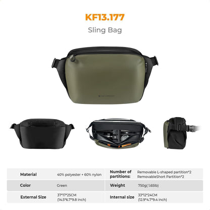 Kamera-Rucksack & Schultertasche für Fotografen, Grün (Groß)