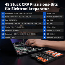 Präzisions-Schraubendreher-Set 64-teilig für Elektronik, Blau