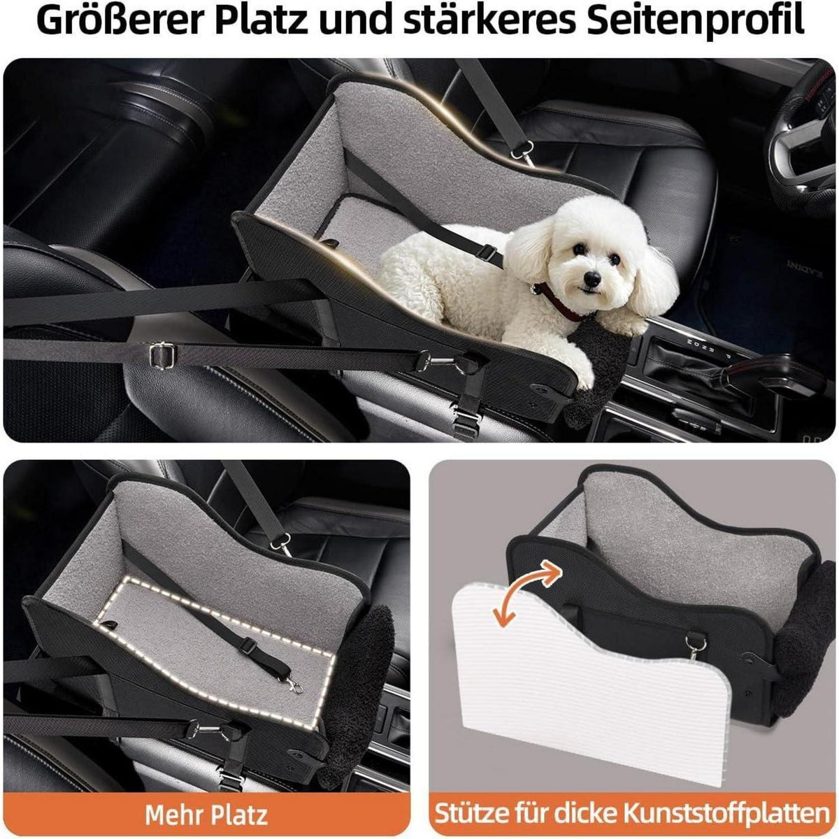Auto-Hundesitz für Kleine Hunde & Katzen – Sicher & Komfortabel