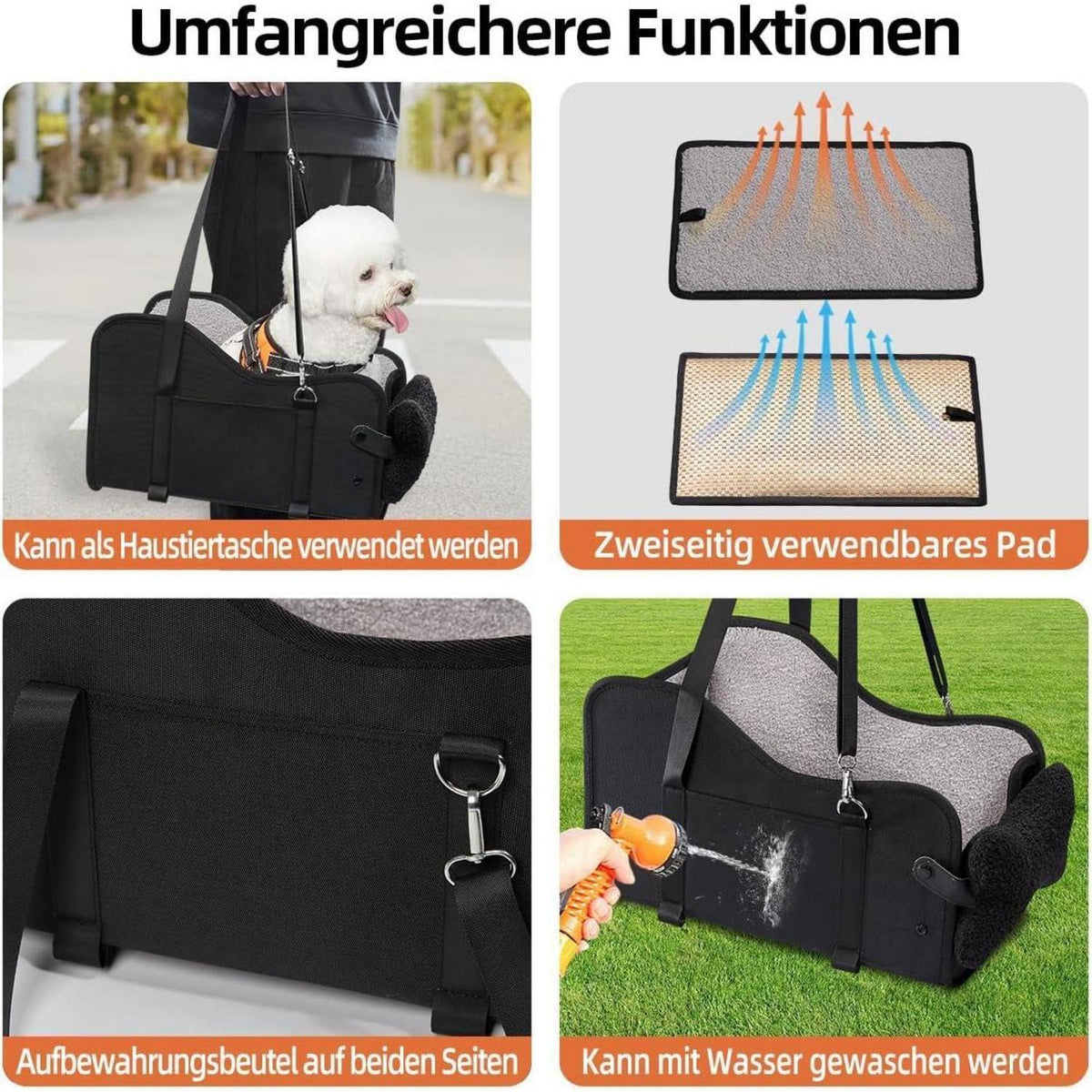 Auto-Hundesitz für Kleine Hunde & Katzen – Sicher & Komfortabel