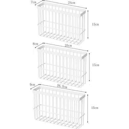 Küchenschrank-Organizer, selbstklebend, 2 Stück, Weiß