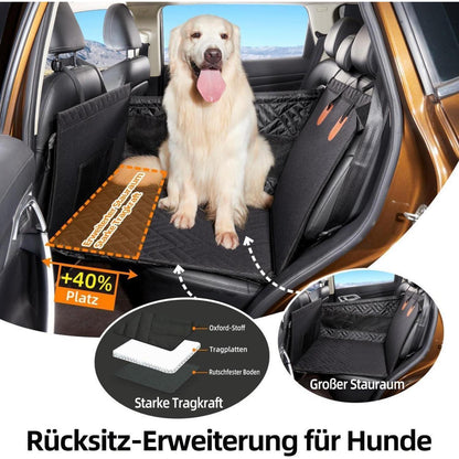 Hunde Autositz Rückbank L – Sicherer & Robuster Boostersitz mit Matte