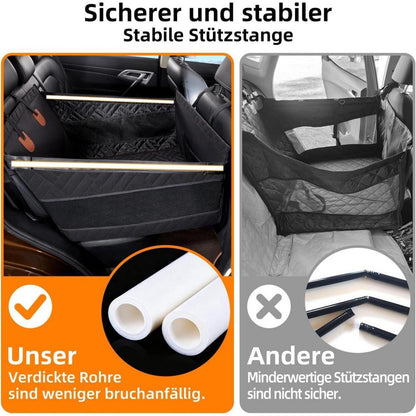 Hunde Autositz Rückbank L – Sicherer & Robuster Boostersitz mit Matte