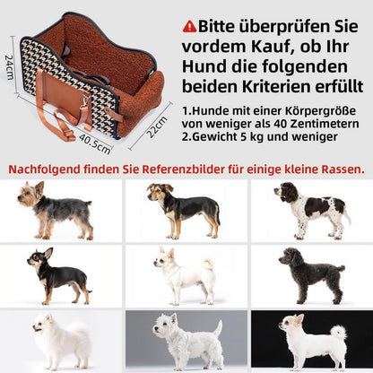 Hundesitz Auto Mittelkonsole – Wasserdicht & Mit Taschen