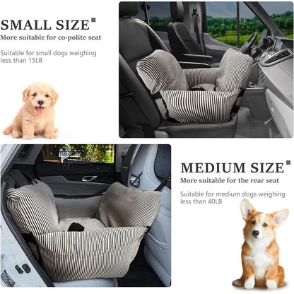 Hunde-Autositz für kleine Hunde bis 6 kg – Waschbar & Sicher