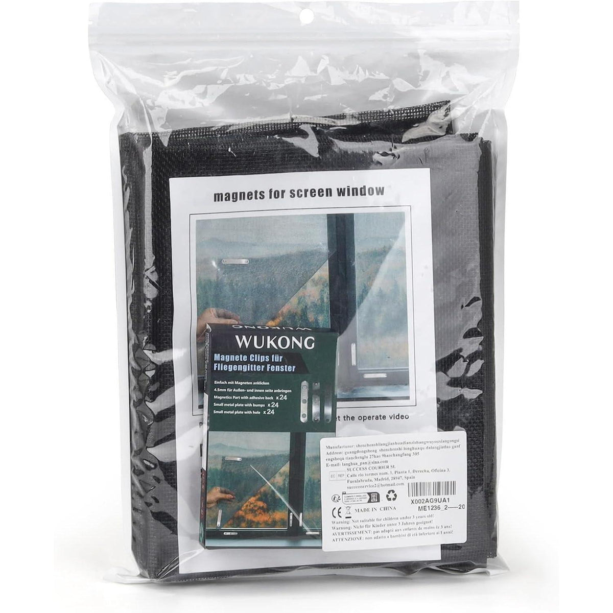 Fliegengitter Fenster mit Magneten – Zuschneidbar & Waschbar