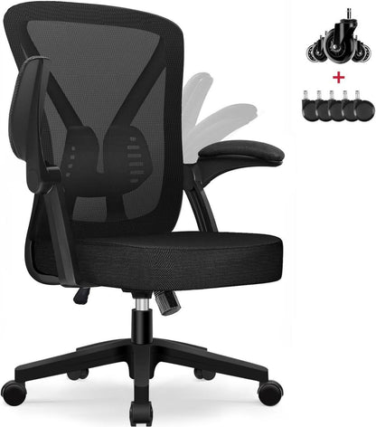 Ergonomischer Bürostuhl mit Wippfunktion und atmungsaktivem Netz