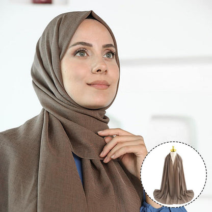 Hijab Kopftuch Chiffon Seidenweich Leicht Modern Damen Sommer