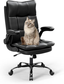 Ergonomischer Bürostuhl Schwarz 150 kg belastbarkeit Wippfunktion