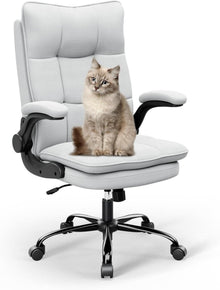 Ergonomischer Bürostuhl mit Wippfunktion und Armlehne, 150 kg
