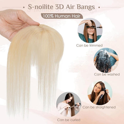 Clip-in Pony Echthaar 360° Abdeckung #613 Hellblond