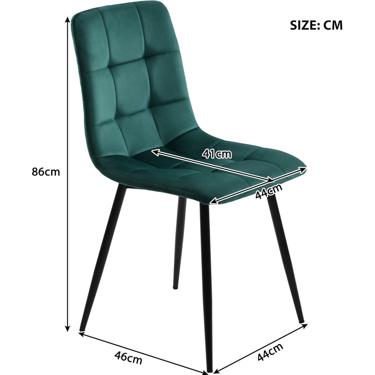 Runder Esstisch Set (5-teilig) | Weiß & Grün | Modernes Esszimmer Set
