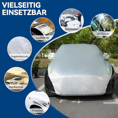 Halbgarage Auto Abdeckplane UV Schnee Regen Schutz Limousine SUV