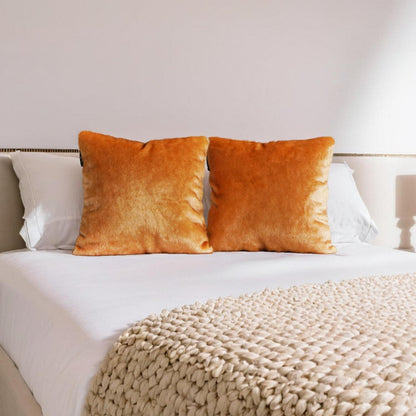 Flauschige Kissenbezüge 45x45 cm - 2er Set für Sofa & Bett