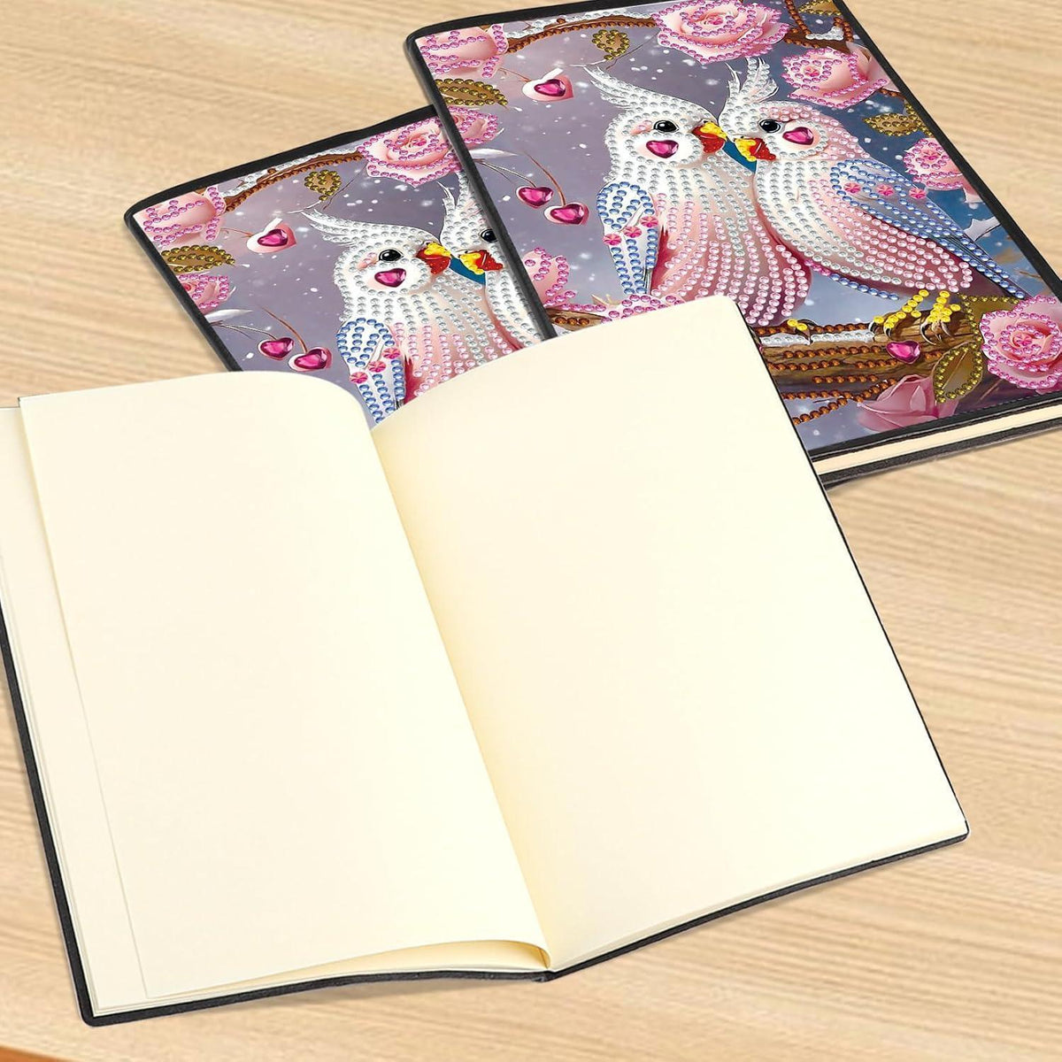 Diamant Malerei Notizbuch A5 – Tagebuch mit Zubehör & 50 Blättern