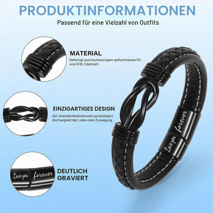 Herren Geschenksset: Geldbörse, Armband, Socken & Kulturbeutel