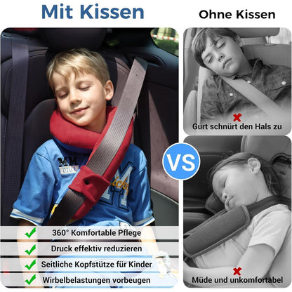 Kinder Reisekissen Nackenkissen für Zug Flugzeug Auto