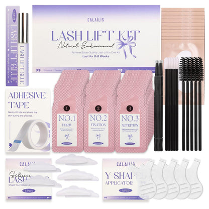 Wimpernlifting Set für dauerhafte, geschwungene Wimpern