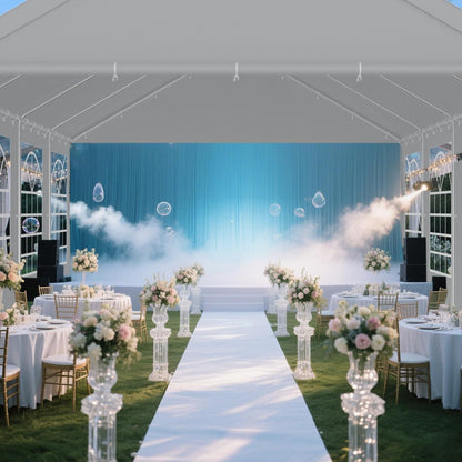 Pavillon 4x8m mit Seitenteilen & Fenster – Partyzelt für Garten & Events