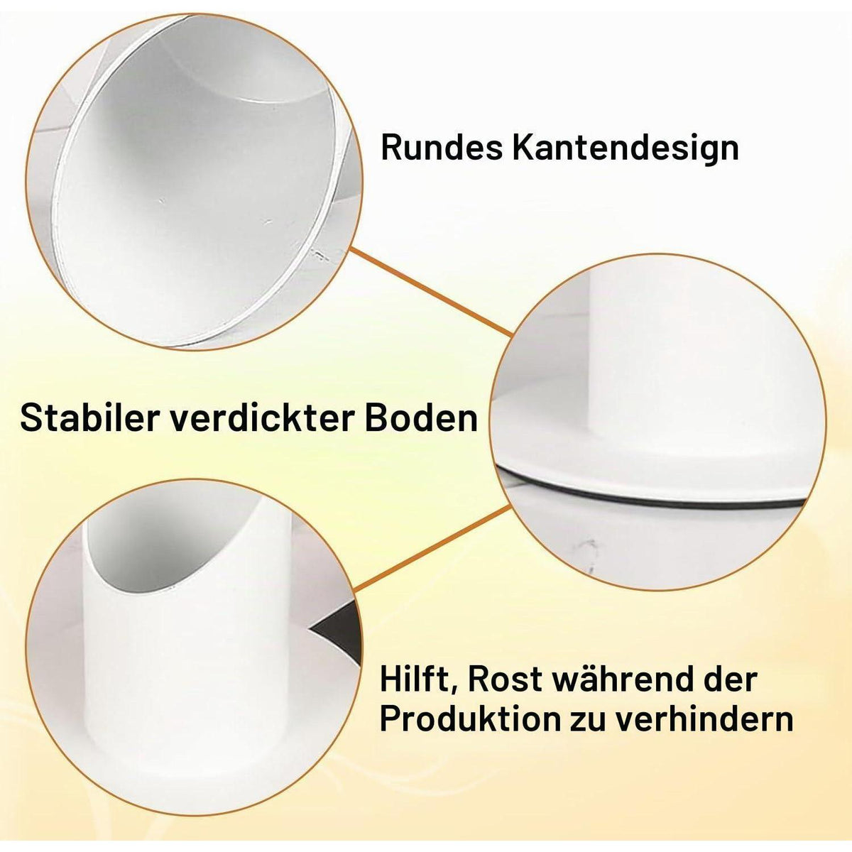 Kerzenständer Metall mit Tropfschutz für Kommunionkerzen