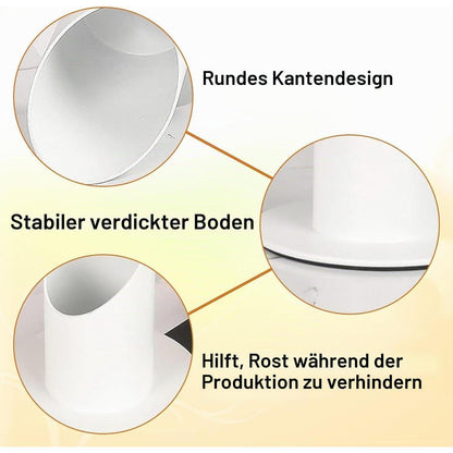 Kerzenständer Metall mit Tropfschutz für Kommunionkerzen