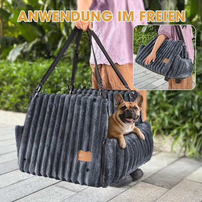 Hunde Autositz Memory Foam – Komfortabel & Sicher für kleine Hunde