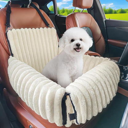 Hunde Autositz Memory Foam – Waschbar & Verstellbar