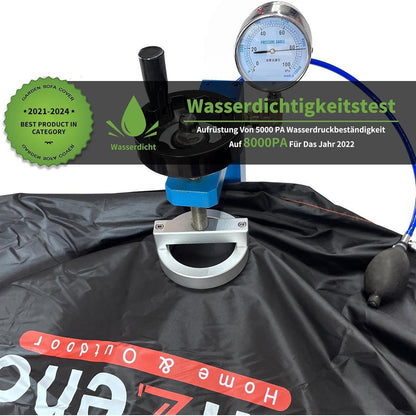 Wasserdichte Gartenmöbel Abdeckung 242x182x100cm – Winterfest & Winddicht