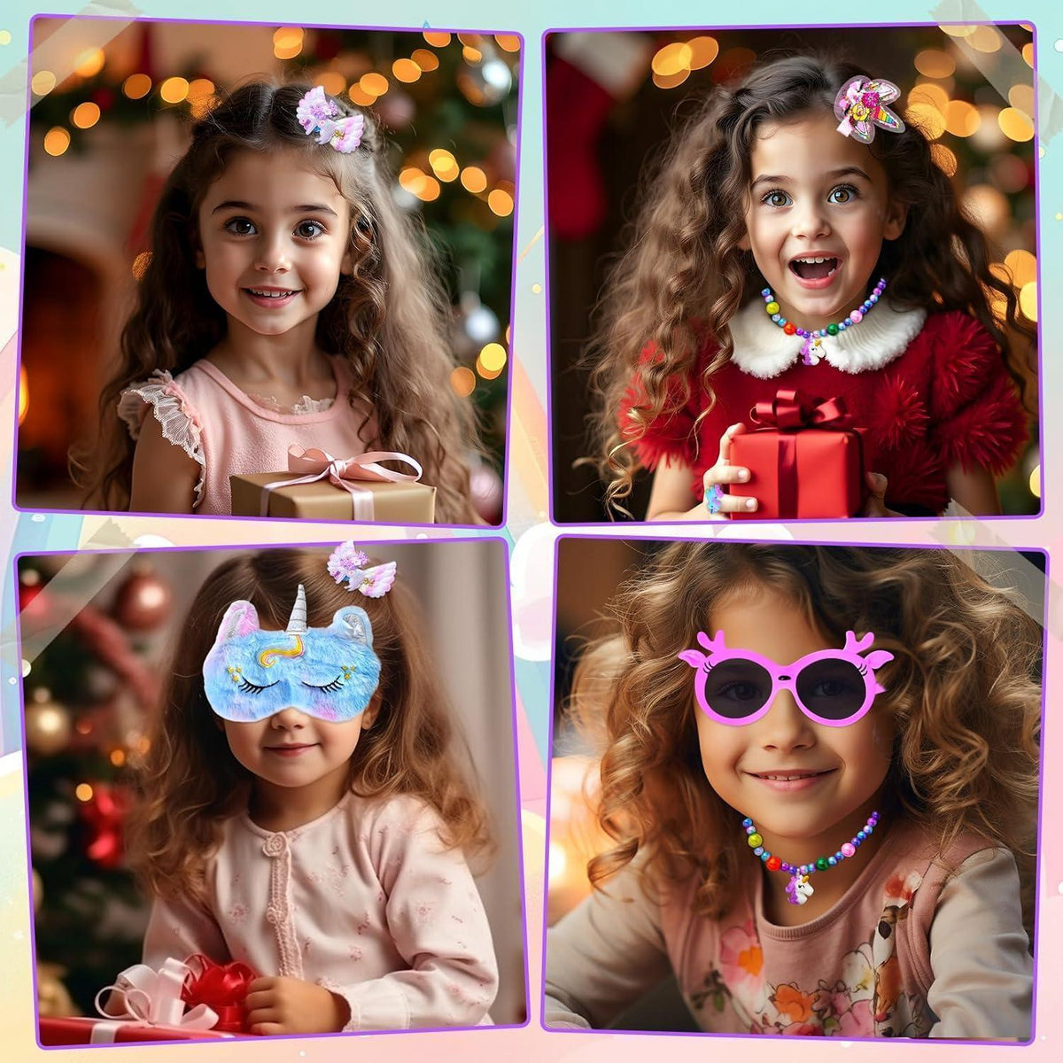 Adventskalender Mädchen 2026: Einhorn Überraschungen mit Schmuck & Haarschmuck