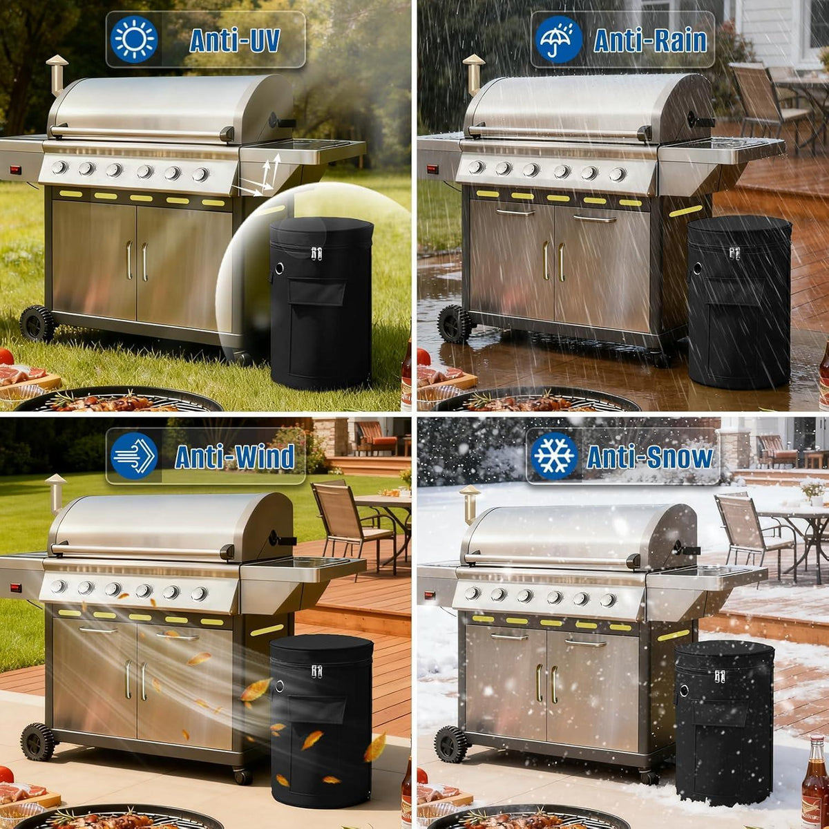 Gasflaschenabdeckung 5kg – Wasserdicht & Winddicht