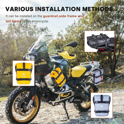 Motorrad Sturzbügel Seitentaschen Set (2x 6L, Wasserdicht)