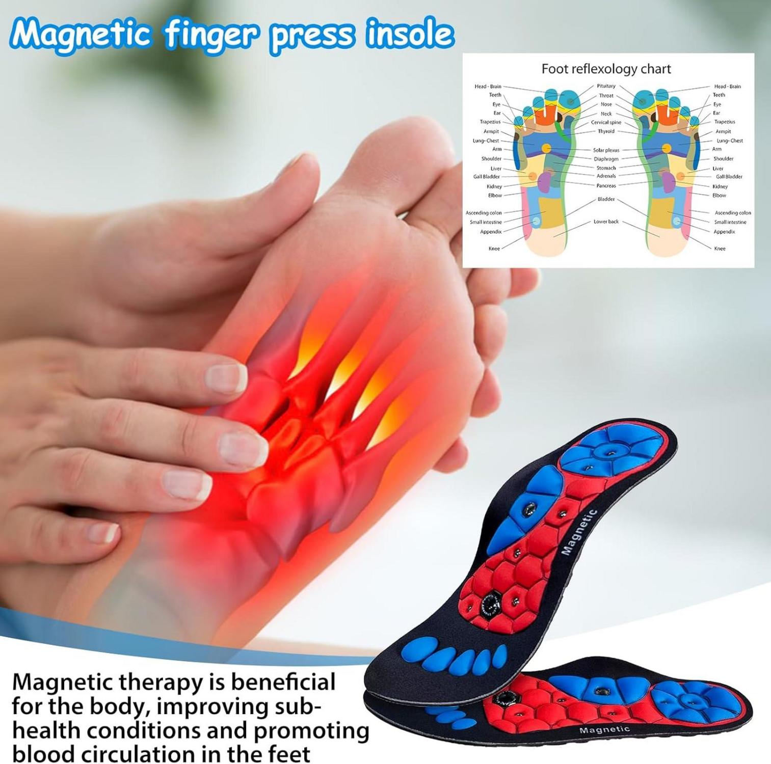 Akusoli Einlagen Magnetische Akupressur Reflexologie Bequem