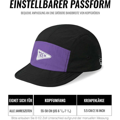 5-Panel Cap Herren – Wasserdicht & Atmungsaktiv mit Kurzem Schirm