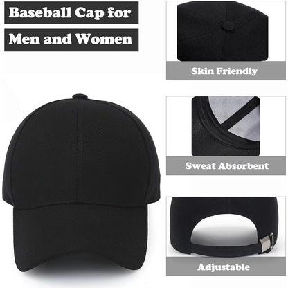 2x Baseball Cap Herren Damen – Verstellbare Sportmütze