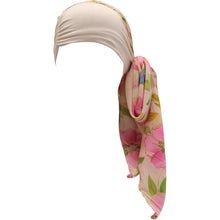 Damen Turban Kopftuch Magnolia Pink Beige - Bequemer Alltagslook