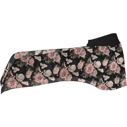 Damen Turban Kopftuch Rosa/Schwarz – Bequeme Kopfbedeckung